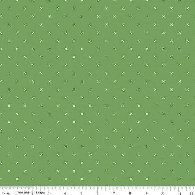 Bee Cross Stitch Fabric - Clover - ineedfabric.com