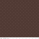 Bee Cross Stitch Fabric - Raisin - ineedfabric.com