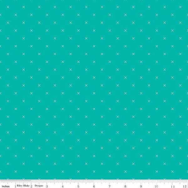 Bee Cross Stitch Fabric - Vivid - ineedfabric.com