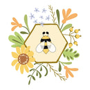 Bee & Honeycomb Fabric Panel - ineedfabric.com