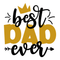 Best Dad Ever Fabric Panel - ineedfabric.com