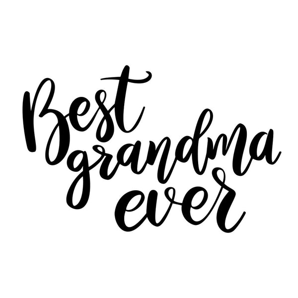 Best Grandma Ever Font Fabric Panel - ineedfabric.com