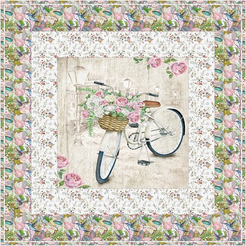 Bicycle Wall Hanging Quilt Kit - 42" x 42" - ineedfabric.com