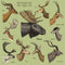 Big Horn Animals Poster Fabric Panel - Green - ineedfabric.com