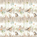 Birds in the Garden Pattern 4 Fabric - ineedfabric.com