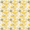 Birds Of Autumn Fabric - Black/Yellow - ineedfabric.com