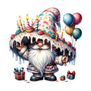 Birthday Gnome 3 Fabric Panel - ineedfabric.com