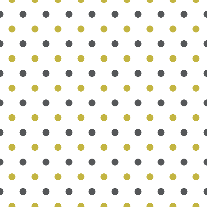 Black And Gold Polka Dots Fabric - ineedfabric.com