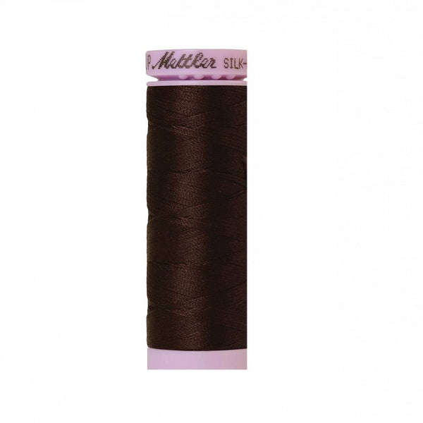 Black Peppercorn Silk-Finish 50wt Solid Cotton Thread - 164yd - ineedfabric.com