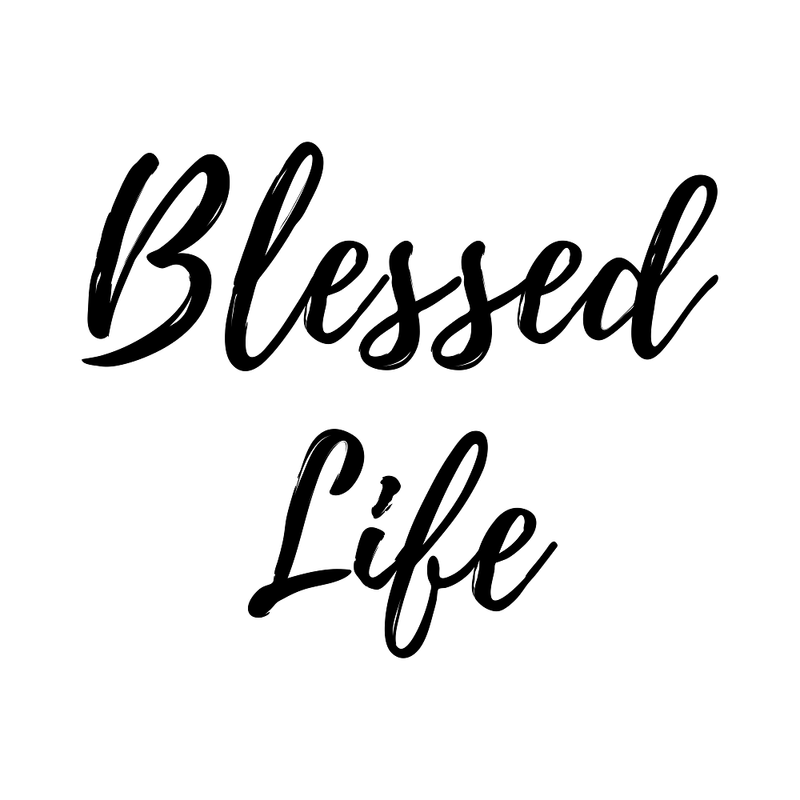 Blessed Life Fabric Panel - ineedfabric.com