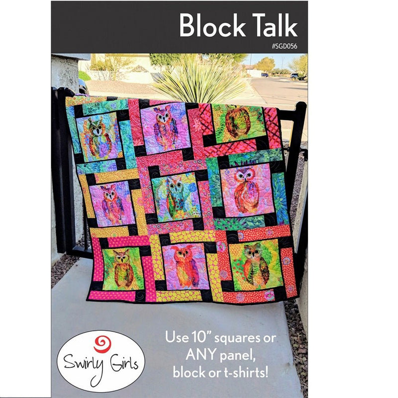 Block Talk Quilt Pattern - ineedfabric.com