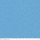 Blossom Fabric - Medium Blue - ineedfabric.com