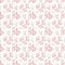 Blossom Leaves Fabric - White - ineedfabric.com