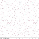 Blossom On White Hot Pink Fabric - ineedfabric.com