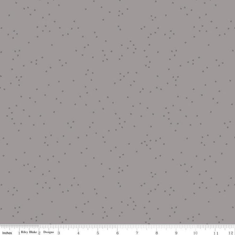 Blossom Tone On Tone Fabric - Gray - ineedfabric.com
