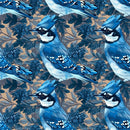 Blue Birds Pattern 6 Fabric - ineedfabric.com