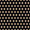 Blue Christmas Dots Fabric - Gold/Black - ineedfabric.com