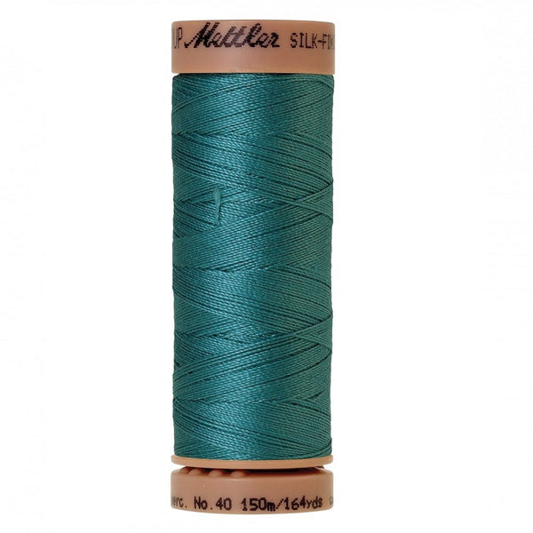 Blue-Green Opal 40wt Solid Cotton Thread 164yd - ineedfabric.com