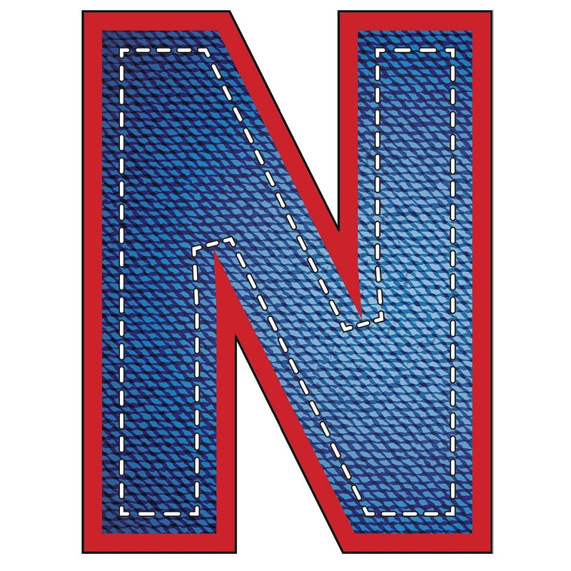 Blue Jean "N" Fabric Panel - ineedfabric.com