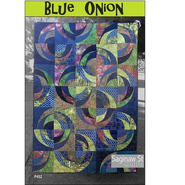 Blue Onion Quilt Pattern - ineedfabric.com