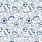 Blue Sports Balls Fabric - ineedfabric.com