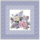 Blushing Bride Peonies & Lilac Wall Hanging 42" x 42" - ineedfabric.com