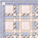 Blushing Bride Peonies Quilt Kit - 66 1/2" x 82 1/2" - ineedfabric.com