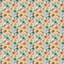 Bohemian Flowers Pattern 11 Fabric - ineedfabric.com