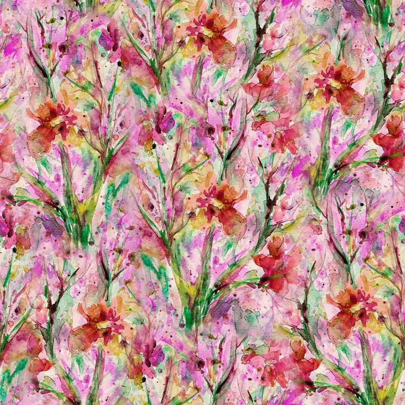 Bohemian Meadow Field Fabric - ineedfabric.com