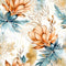 Boho Beach Botanical Variation 1 Fabric - ineedfabric.com