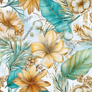 Boho Beach Botanical Variation 3 Fabric - ineedfabric.com
