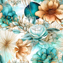 Boho Beach Botanical Variation 4 Fabric - ineedfabric.com