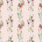 Boho Floral Pattern 3 Fabric - ineedfabric.com