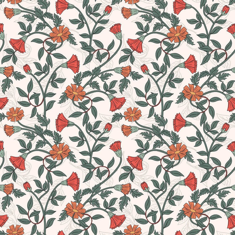 Boho Garden Pattern 9 Fabric - ineedfabric.com