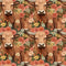 Boho Highland Cows 28 Fabric - ineedfabric.com