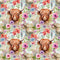 Boho Highland Cows 9 Fabric - ineedfabric.com