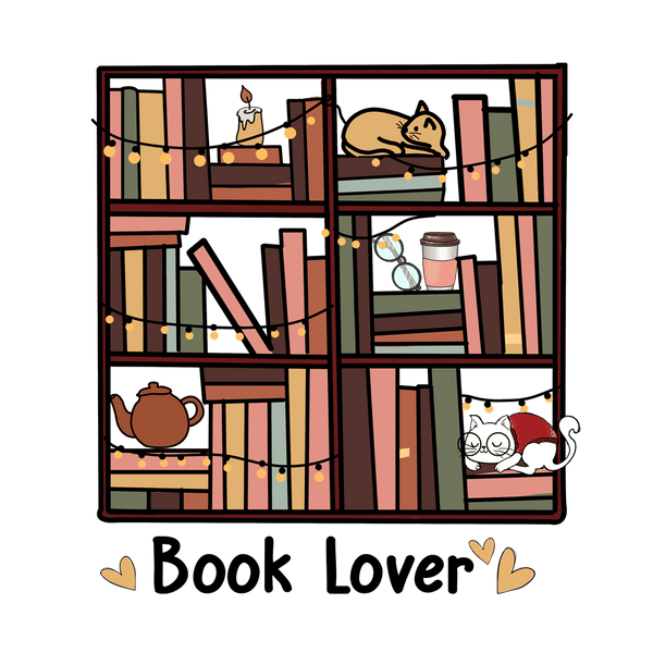 Book Lover Fabric Panel - ineedfabric.com