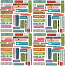 Books Allover Fabric - Multi - ineedfabric.com