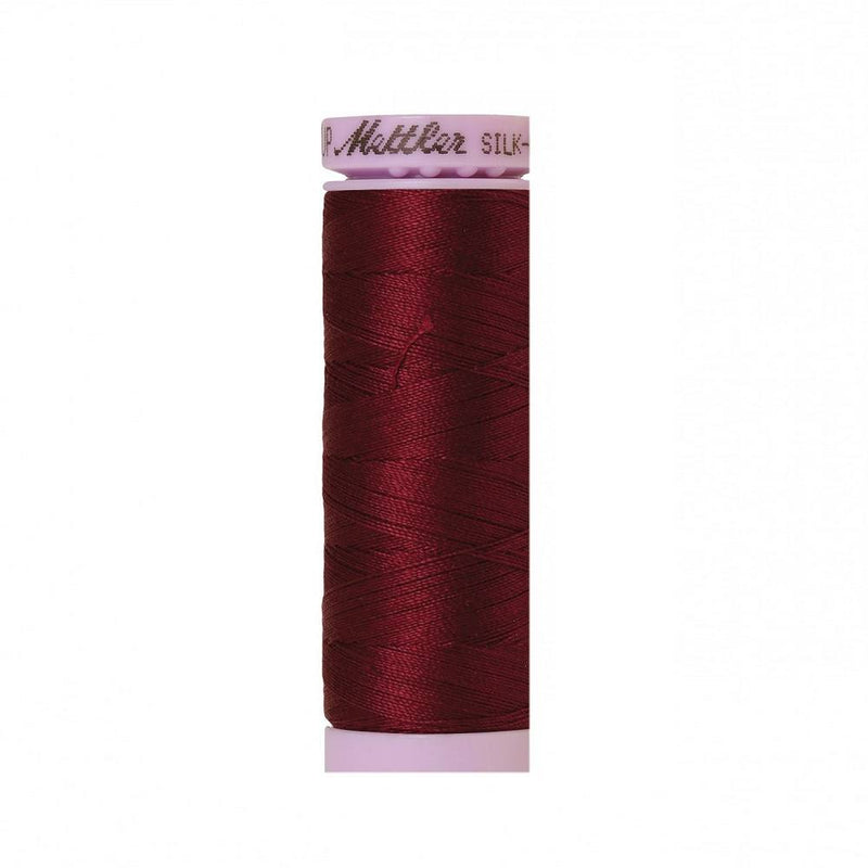 Bordeaux Silk-Finish 50wt Solid Cotton Thread - 164yd - ineedfabric.com