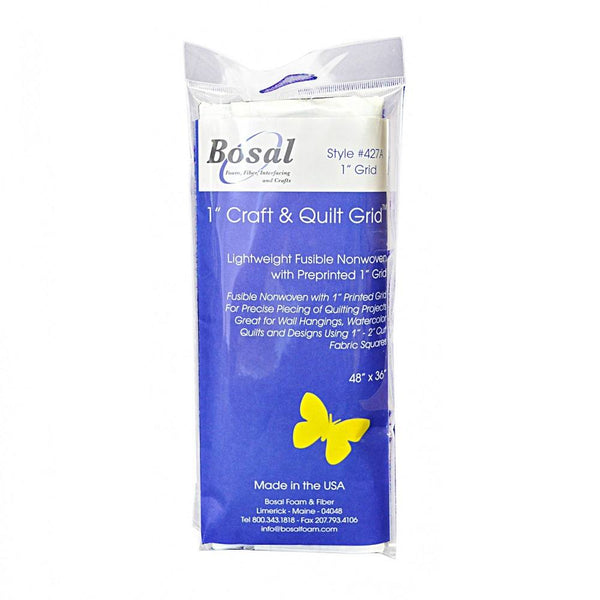 Bosal Fusible NonWoven 1" Quilter's Grid Interfacing - ineedfabric.com