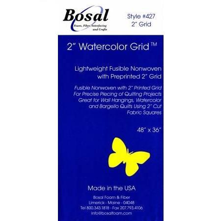 Bosal Fusible NonWoven 2" Quilter's Grid Interfacing - ineedfabric.com