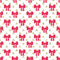 Bows & Triangles Fabric - White - ineedfabric.com