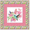 Bright Flowers and Hummingbirds Wall Hanging 42" x 42" - ineedfabric.com