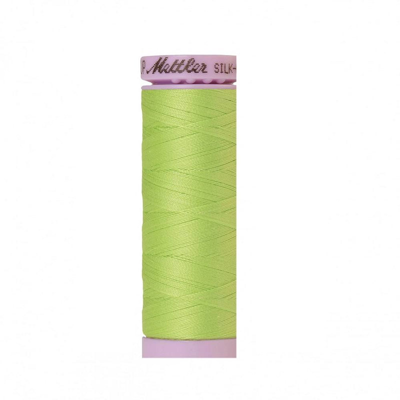 Bright Lime Green Silk-Finish 50wt Solid Cotton Thread - 164yd - ineedfabric.com