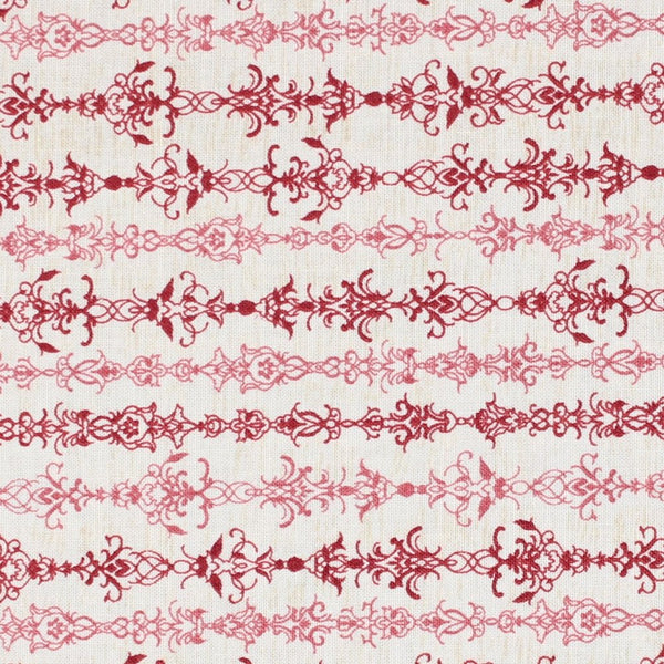 Bri's Home Damask Fabric - Burgundy - ineedfabric.com