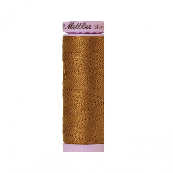 Bronze Brown Silk-Finish 50wt Solid Cotton Thread - 164yd - ineedfabric.com