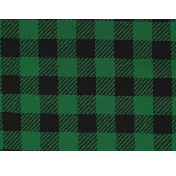 Buffalo Plaid Fabric - Green –