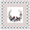 Bullfinch Couple On A Snow Wreath Wall Hanging 42" x 42" - ineedfabric.com