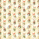 Bundled Up Bunny Fabric - ineedfabric.com