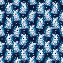 Bunnies & Diamonds Fabric - ineedfabric.com